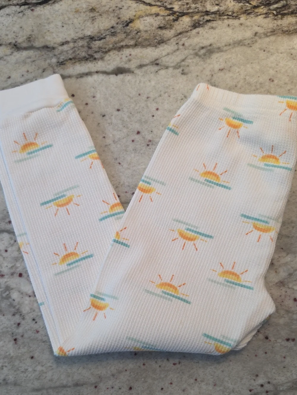 Carters 4T White Kids' Sunrise‎ Pajama Set nwot
